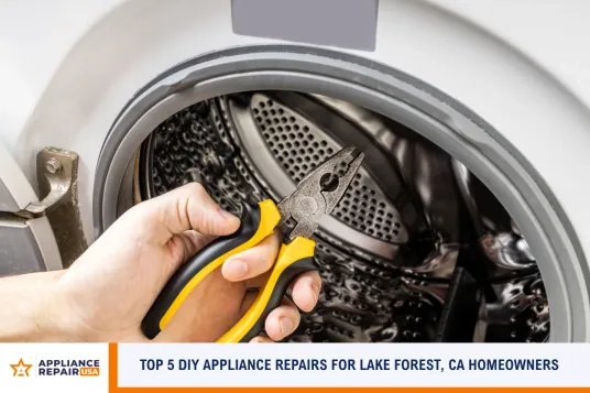 Top 5 DIY Appliance Repairs for Lake Forest, CA Home owners
