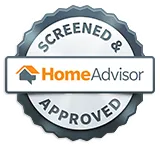 We're screened & approved by HomeAdvisor