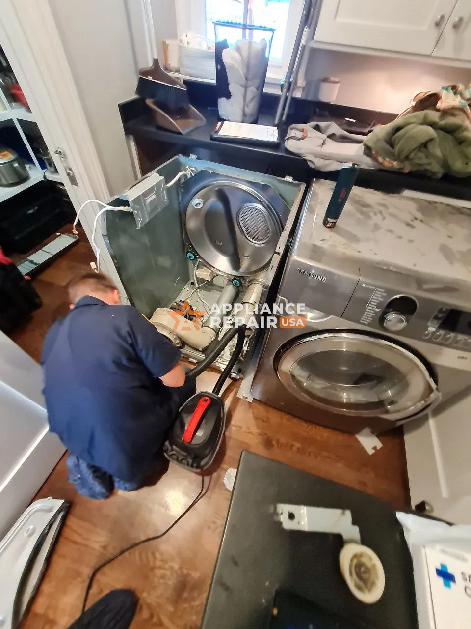 Fixing dryer and washer